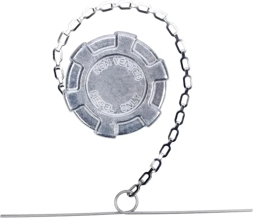 Miniatura 13 de Tapa de combustible diésel de bloqueo, tamaño nominal de 3", 1/4 de vuelta, sin ventilación, tapa de combustible de aluminio para Freightliner