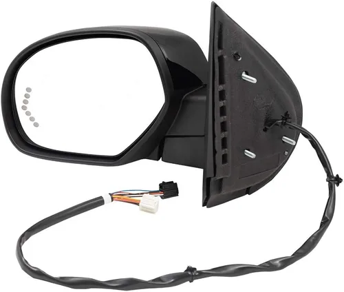 Miniatura 2 de Espejo de repuesto para puerta plegable con memoria calentada, señal en vidrio compatible con Silverado Sierra Tahoe Yukon y XL 07-14