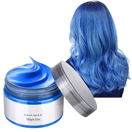 Miniatura 17 de Cera temporal de color dorado para el cabello, color rubio para hombres y mujeres, cera de tinte para el cabello, arcilla lavable para niñas de 4