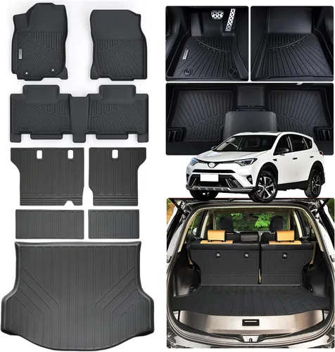 Miniatura 68 de Revestimientos de suelo para Acura ADX y Honda HR-V 2023-2026 TPE 2023-2026 TPE protección para todo tipo de clima, tapetes de primera y 2ª fila