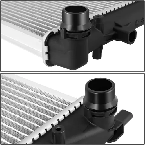 Miniatura 3 de DNA Motoring OEM-RA-13236 Radiador de núcleo de aluminio de 1 fila compatible con VW Passat CC 09-12 / 06-10 Passat, 25-1/2 pulgadas de ancho x