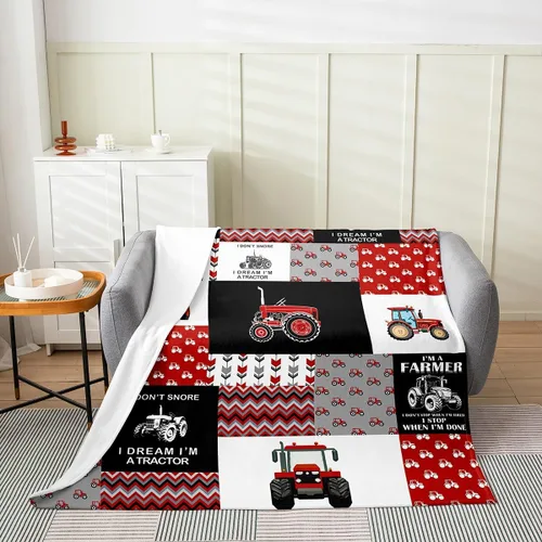Miniatura 19 de Feelyou Coche de dibujos animados para niños, manta de franela de forro polar para construcción, manta mullida para decoración de camiones, cama