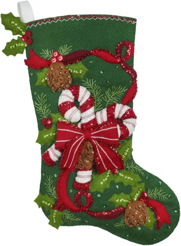 Miniatura 5 de Kit de Adornos de Navidad Elegante de Fieltro Bucilla 86977E