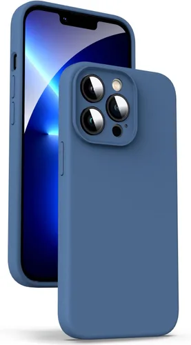 Miniatura 136 de Supdeal Funda de silicona líquida para iPhone 12 Pro Max, [protección de cámara] [antihuellas dactilares] [carga inalámbrica] Funda protectora de 4