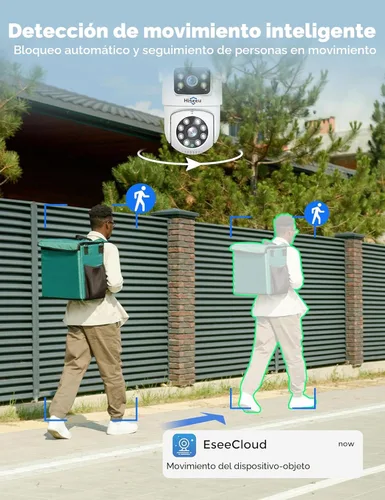 Miniatura 5 de Hiseeu - Cámaras de seguridad inalámbricas para exteriores, WiFi Pro de 5G y 2.4G, sistema de cámara de seguridad inalámbrica para el hogar, lente