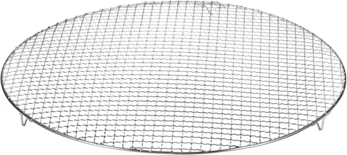 Miniatura 12 de HARFINGTON Rejilla Redonda de Cocina de 6.5 Pulgadas de Acero Inoxidable 201 con Alambre Cruzado para Barbacoa, Parrilla, Cocina, Horneado, Ahumado
