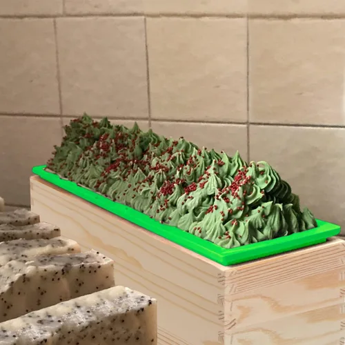 Miniatura 5 de Paquete de 6 moldes para pan de jabón de 42 onzas, moldes de jabón para hacer jabón con cajas de madera, los moldes de barra de jabón se pueden