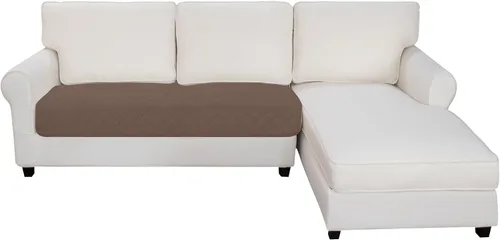 Miniatura 22 de Easy-Going - Fundas para sofá seccional en forma de "L" para perros, funda reversible para sofá, funda para chaise longue, protector de muebles