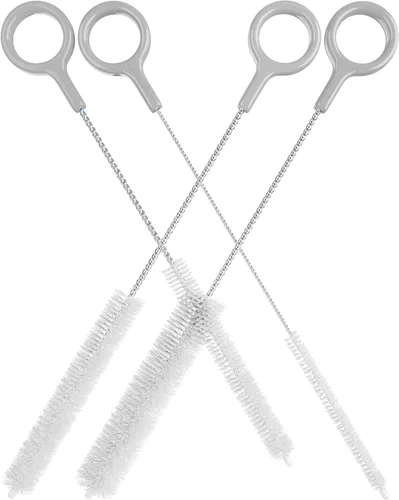 Miniatura 9 de Buenalife Juego de cepillos de limpieza resistentes de 4 piezas - Limpiadores de pajitas extra largos para popotes reutilizables de metal