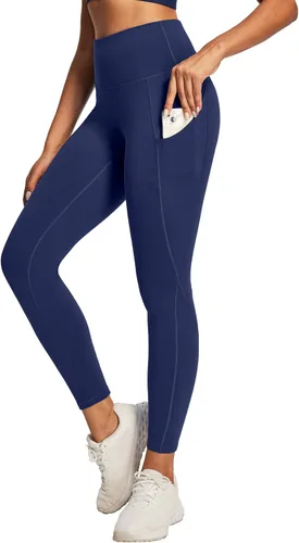 Miniatura 19 de Ewedoos - Leggings con bolsillos para mujer, de talle alto, pantalones de yoga, pantalones de entrenamiento, con levantamiento de glúteos