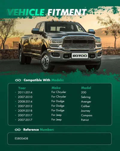 Miniatura 2 de Stioo ES800408 - Juego de 2 barras de corbata exterior para Chrysler 200 2007 – 2014, 2007 – 2010, Sebring 2008 – 2014, Dodge Avenger 2007 – 2012