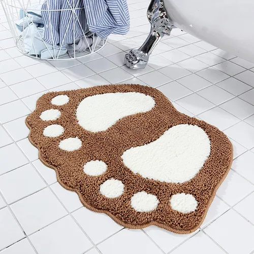 Miniatura 21 de Alfombras de baño, absorbentes de agua, antideslizantes, para usar en el baño, ducha, habitación, etc. Tapete de baño de microfibra suave, lavable a