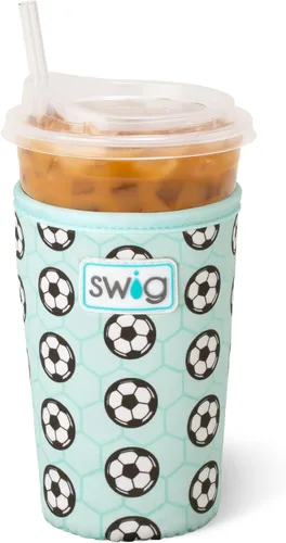 Miniatura 5 de Funda Swig Life para taza de café helado pequeña, funda estándar de 22oz para taza de café helado con asa, funda aislante de neopreno para mantener