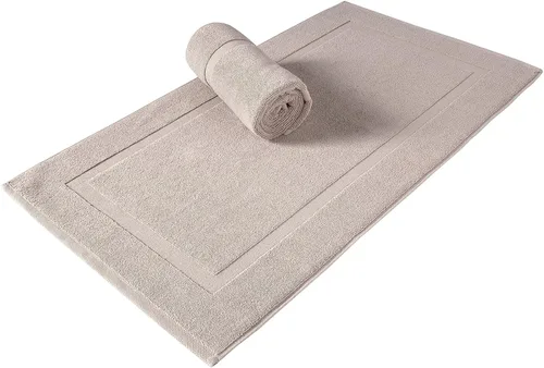 Miniatura 58 de Juego de alfombra de baño 100 % de algodón turco para hotel y spa de lujo y opciones de tapete de baño de espuma viscoelástica