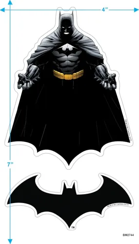 Miniatura 3 de Popfunk Sudadera clásica con capucha y calcomanías con logotipo de Batman Bat Hush