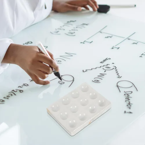 Miniatura 9 de ULTECHNOVO Paquete de 2 placas de cerámica de 12 pozos de 3.9 x 3.1 pulgadas de reacción de porcelana para pruebas de laboratorio de química