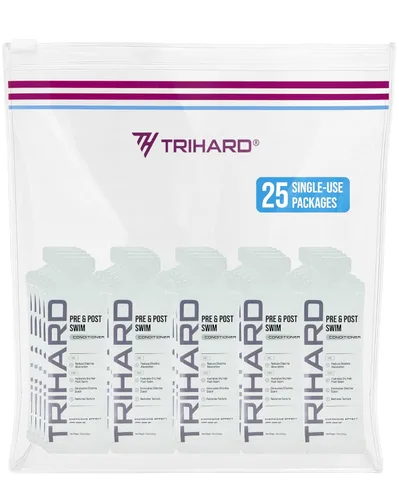 TRIHARD Acondicionador para antes y después de la natación | Acondicionador para nadadores | Protección del cabello antes de nadar | Solución de