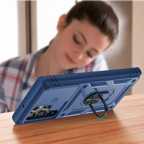 Miniatura 7 de PASNEW Funda para Samsung Galaxy Note20 Ultra, cubierta de cámara de grado militar resistente de cuerpo completo a prueba de golpes con patada
