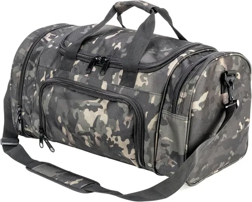 Miramrax Bolsa de gimnasio para hombres y mujeres con compartimento para zapatos, deporte, fin de semana, viajes, durante la noche, bolsa de