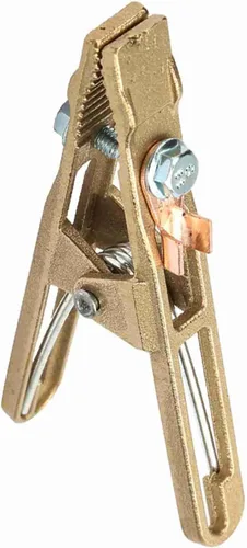 Miniatura 8 de Abrazadera de tierra de soldadura, abrazadera de tierra de soldadura de tierra en forma de A de latón 260A para máquina de soldadura (260A)