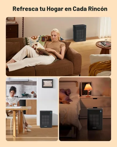 Miniatura 7 de T356 - Purificador de aire negro para el hogar, habitación grande, dormitorio, hasta 1937 pies cuadrados en 1 hora con entrada de aire de doble
