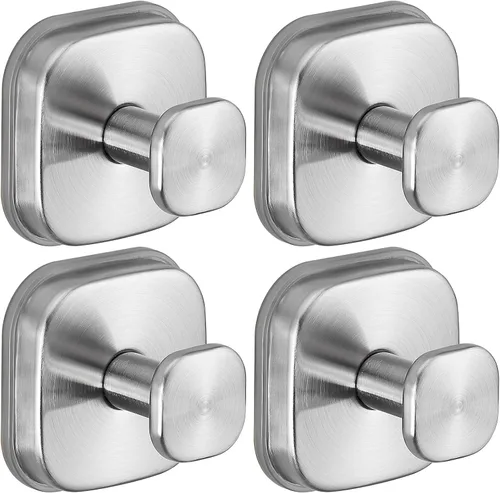 Miniatura 11 de Ganchos de ventosa reutilizables resistentes para cocina, baño, ducha, ganchos a prueba de humedad para toallas, batas, esponjas y coronas/montaje