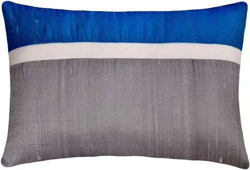 Miniatura 11 de Fabric Mart Direct Funda de cojín para sofá, fundas de cojín decorativas de color verde y gris, de 12 x 12 pulgadas, almohadas de retazos de bloques