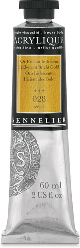Miniatura 59 de Sennelier Acrílico para artistas extrafinos, 2.0 fl oz, luz verde cromo S3