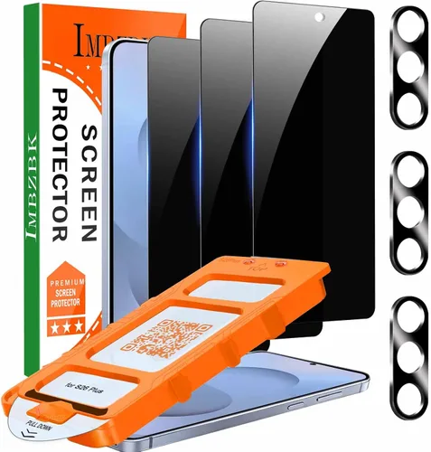 Miniatura 10 de IMBZBK [Eliminación automática de polvo] Paquete de 3 protectores de pantalla para iPhone 14 Pro Max [6.7 pulgadas], película compatible con fundas