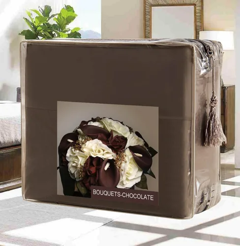 Miniatura 8 de Juego de ropa de cama Elegant Comfort, de 3 piezas, elegante, no se arruga, 1500 hilos egipcios
