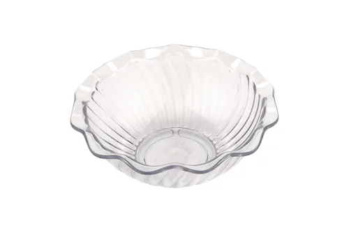 Miniatura 3 de G.E.T. DD-50-BK - Plato de postre para helado de tulipanes de plástico, 5 onzas, color negro (juego de 12)