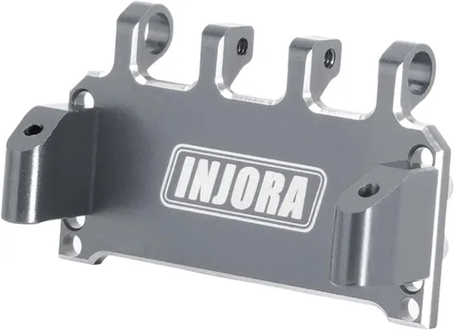Miniatura 6 de INJORA Servo ajustable de aluminio CNC para Axial SCX24 1/24 RC Crawler Upgrade(gris)