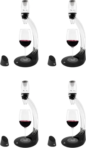 Miniatura 9 de Vinturi Aireador de Vino Deluxe Essential Vertedor de Vino Tinto y Juego de Soporte de Torre Decantador Airea Fácil y Convenientemente el Vino por