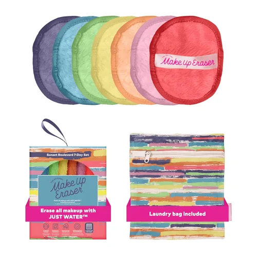 Miniatura 11 de El juego original de 7 días de MakeUp Eraser borra todo el maquillaje con solo agua, incluyendo rímel impermeable, delineador de ojos, base, lápiz