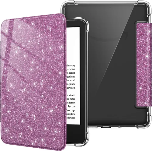 Miniatura 18 de Fintie Funda delgada para Kindle de 6 pulgadas (11ª generación - versión 2024/2022), ultra transparente, suave, flexible, transparente, cubierta