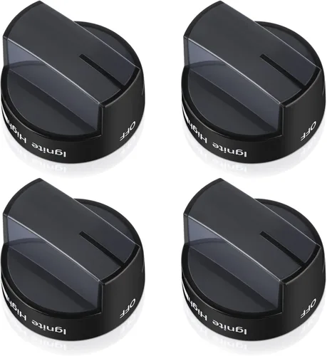 Miniatura 8 de W10339442 - Pomo para estufa de gas, pomos de control de quemador de superficie de cocina, repuesto negro, compatible con cocina de gas