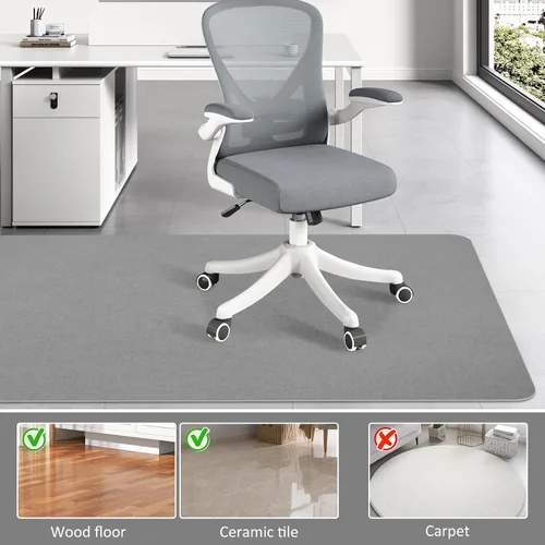 Miniatura 4 de Tapete para Silla de Oficina para Pisos de Madera Dura y Baldosas, Tapete de Escritorio para Sillas con Ruedas, Protege el Piso Duro, Alfombra