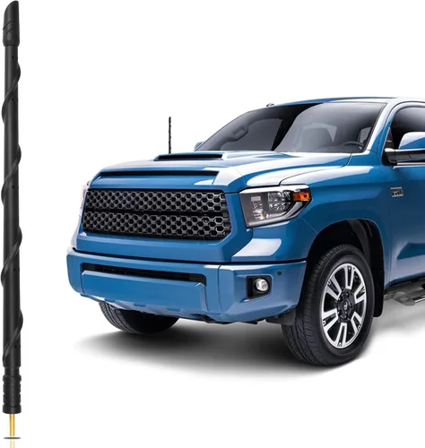 Miniatura 8 de VOFONO Antena de 13 pulgadas para Toyota Tundra Tacoma FJ Cruiser 1995-2021, nueva antena de goma flexible en espiral de repuesto Tundra 2014-2021