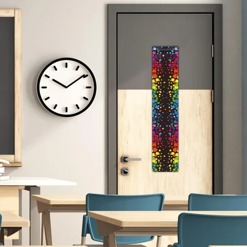 Miniatura 4 de YLOLUL 2 piezas de cortinas opacas para puertas de aula, cortinas opacas para puertas de cristal, oscurecimiento de puertas para decoración
