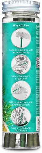 Miniatura 2 de Scentsicles - Varillas aromáticas de adorno de otoño y manzanas, 1 botella (6 varillas en total)