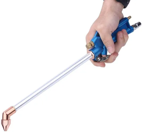 Miniatura 7 de Pistola de soplado neumática de alcance extendido de 15.75 pulgadas con entrada NPT de 1/4 pulgadas, plumero de aire resistente para limpieza