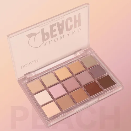 Miniatura 5 de UCANBE Paleta de sombra de ojos mate neutral, 15 colores Nude Taupe Rose Brown maquillaje de ojos, kit de regalo de sombras de ojos de tono cálido