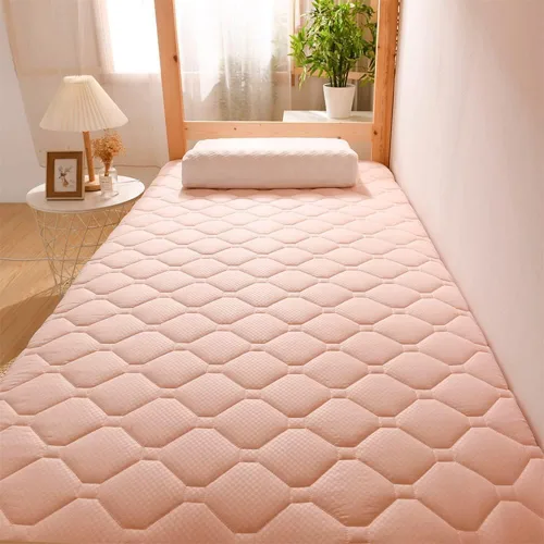 Miniatura 9 de Colchón japonés mejorado, tapete portátil de tatami para campamento, colchón plegable tamaño individual/individual/Queen/King, colchón de cama