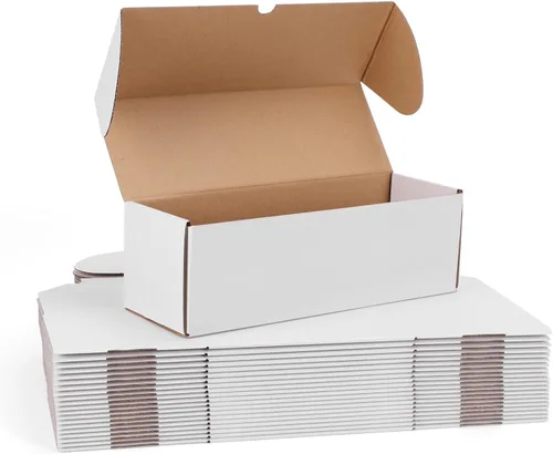 Miniatura 17 de WIFTREY Paquete de 40 cajas de envío pequeñas de 4.6 x 2.2 x 2.2 pulgadas para embalaje de pequeñas empresas, caja de correo de cartón corrugado