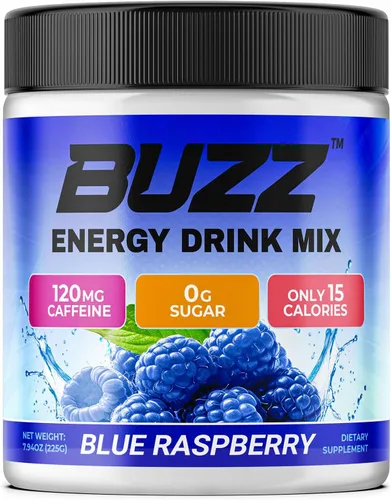 Morning Buzz Bebida energética en polvo, mezcla de bebida Energy Boost, energía sin azúcar con antioxidantes, producto de resistencia a la nutrición