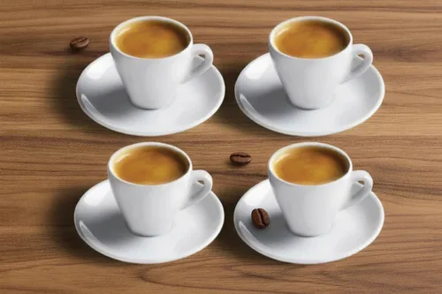 Miniatura 7 de Cusinox - Juego de tazas de café expreso de porcelana blanca para café expreso, 2 onzas