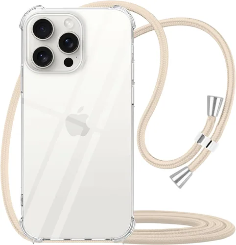 Miniatura 21 de Funda cruzada para iPhone 13 Mini, transparente, ajustable, para el hombro, correa de cordón, para mujeres y niñas, funda protectora delgada suave