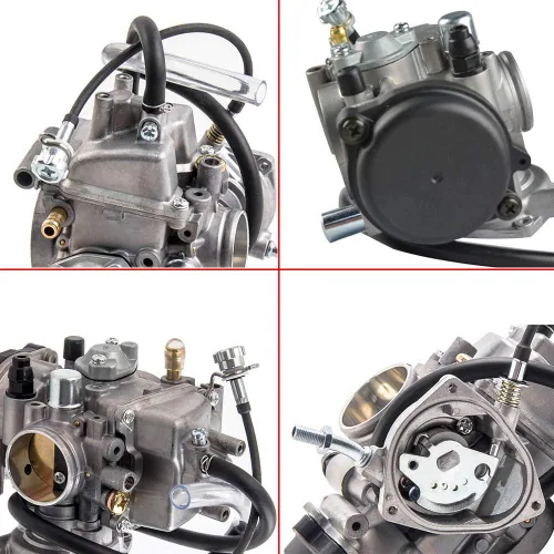 Miniatura 6 de Kit de carburador para Yamaha Big Bear Wolverine Kodiak Grizzly 400 YFM 400 YFM400 2000 2001 2002 2003 2004 2005 2006 ATV, con filtro de combustible