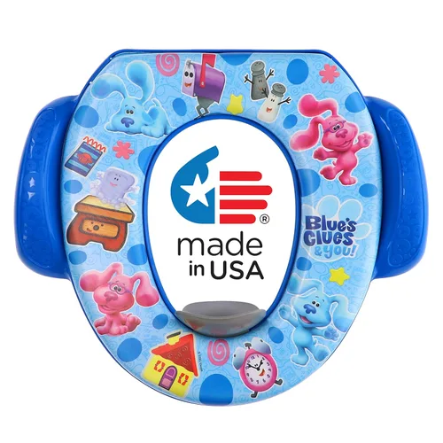 Nickelodeon Blue's Clues - Asiento suave para orinal y asiento de entrenamiento para ir al baño, cojín suave, entrenamiento para ir al baño para