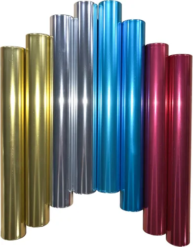 Bastones de relé de aluminio para carreras de pista y campo, gimnasio, Phy Ed, Running